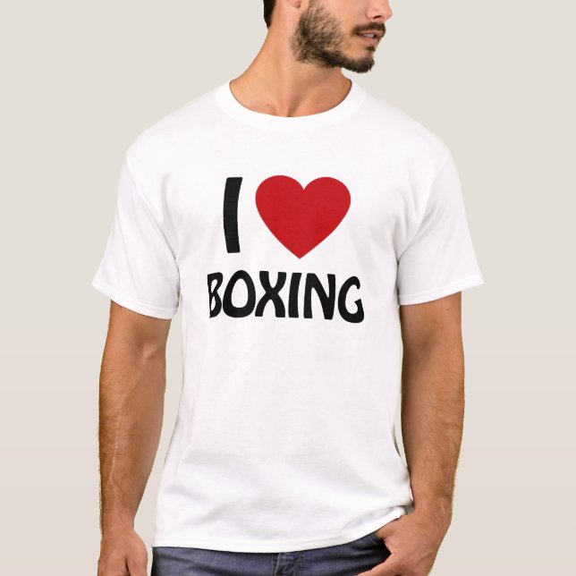 T-shirt J'adore BOXING (Devant)