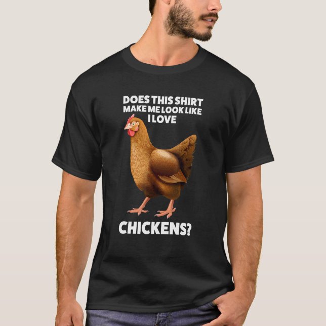 T-shirt J'adore Chickens Chicken (Devant)