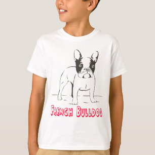 T-Shirt J'adore chiot Bouledogue Français
