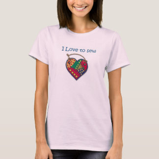 T-shirt J'adore coudre