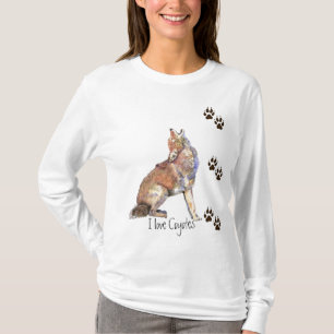 T-shirt J'adore Coyotes Trails Animal Shirt