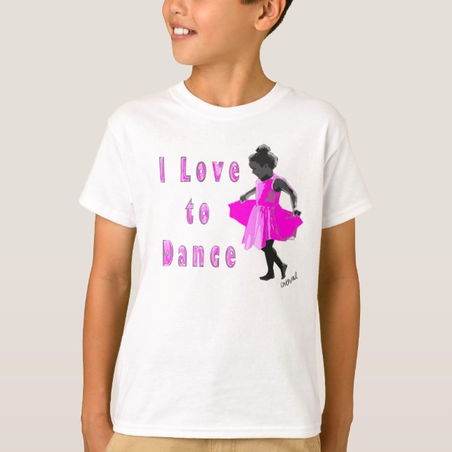 T-shirt J'adore danser (Devant)