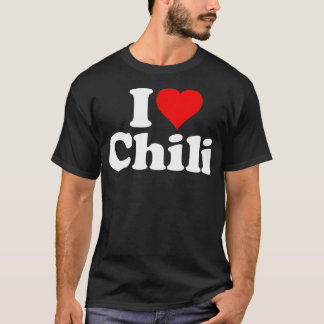 T-SHIRT J'ADORE ENTENDRE CHILI CHILI CON CARNE