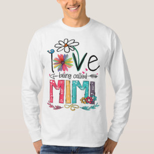 T-shirt J'adore être appelé la Fête des mères de tournesol
