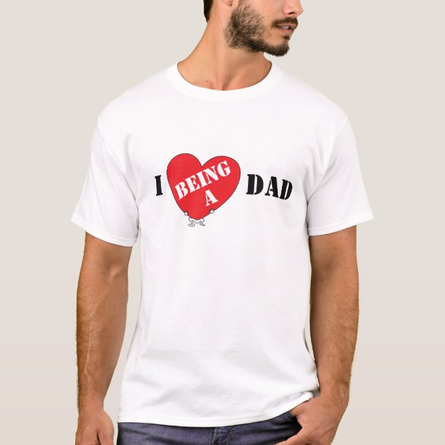 T-shirt J'adore être papa (Devant)