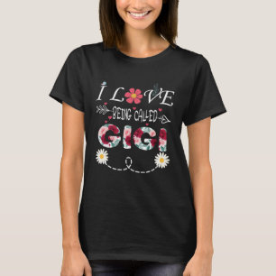 T-shirt j'adore être une chemise Gigi j'adore être appelée