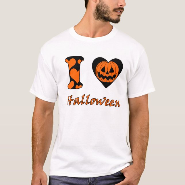 T-shirt J'adore Halloween (Devant)
