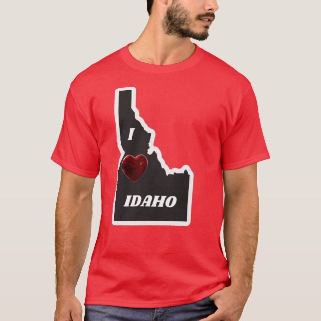 T-shirt J'adore Idaho 1 (Devant)