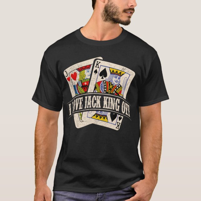 T-shirt J'adore Jack King Off (Devant)