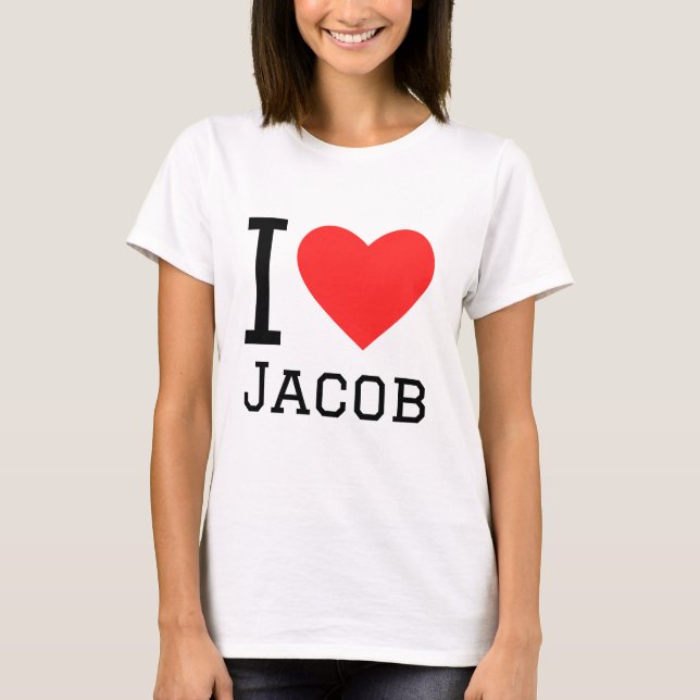 T-shirt J'adore jacob (Devant)
