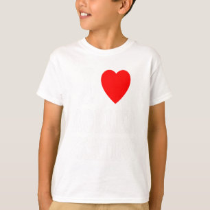 T-shirt J'adore (j'aime) le patin à roulettes Der