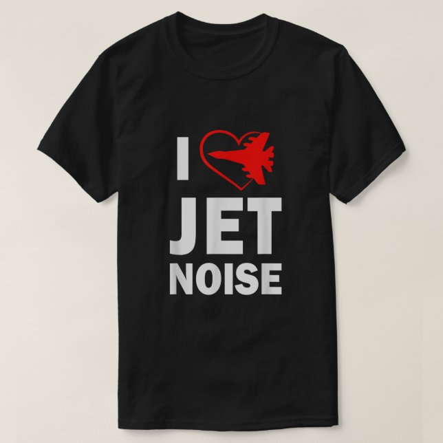 T-shirt J'adore Jet Noise Air Show (Design devant)