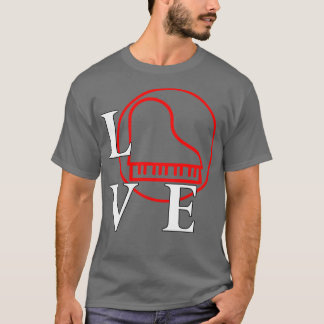 T-shirt J'adore jouer du piano pour les mélomanes pianiste