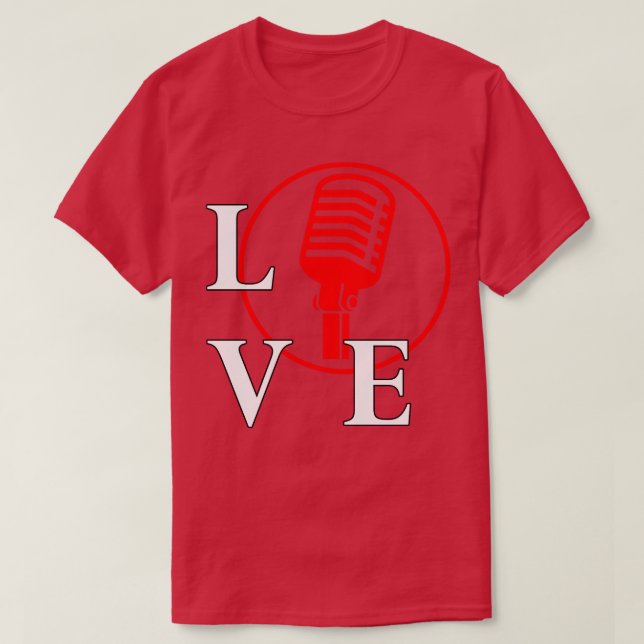 T-shirt J'adore jouer Sing for Singer (Design devant)