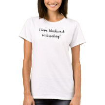 J'adore la broderie blackwork !