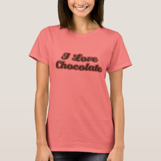 T-shirt J'adore la chemise au chocolat