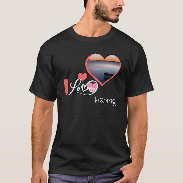 T-shirt J'adore la chemise de pêche (Devant)