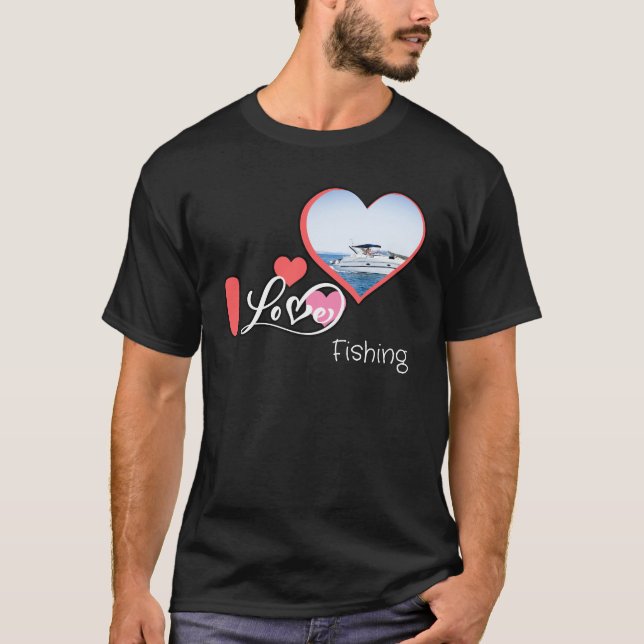 T-shirt J'adore la chemise de pêche (Devant)