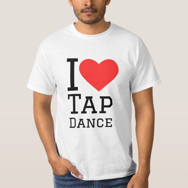 T-shirt J'adore la danse du robinet (Devant)