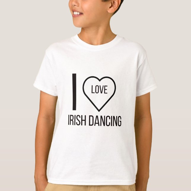 T-SHIRT J'ADORE LA DANSE IRLANDAISE (Devant)