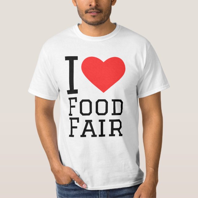T-shirt J'adore la foire gastronomique (Devant)