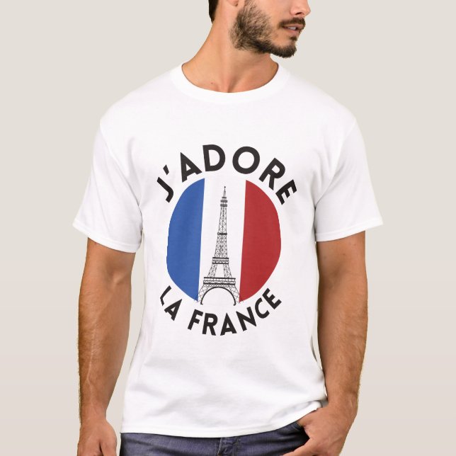 T-shirt J'adore la France (Devant)