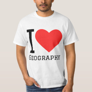 T-shirt J'adore la géographie