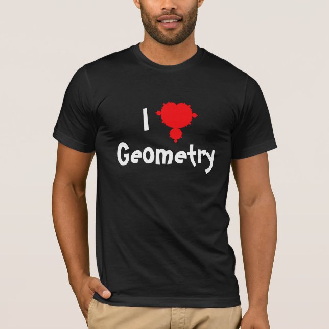 T-Shirt J'adore la Géométrie (Devant)