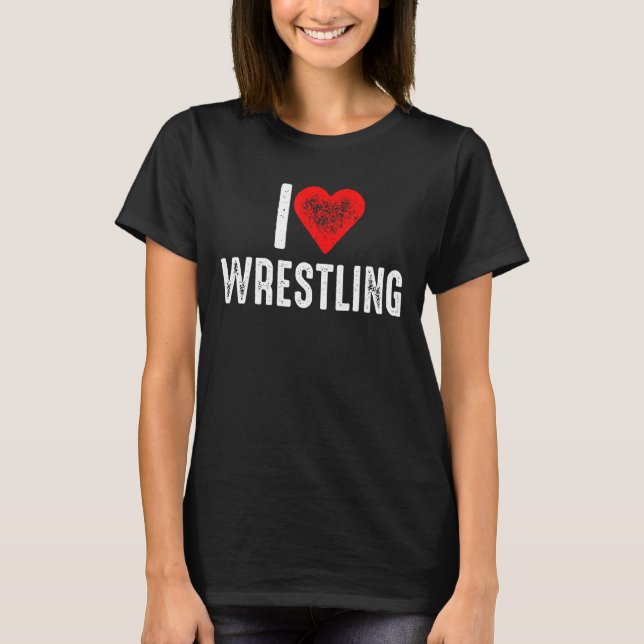 T-shirt J'adore la lutte (Devant)