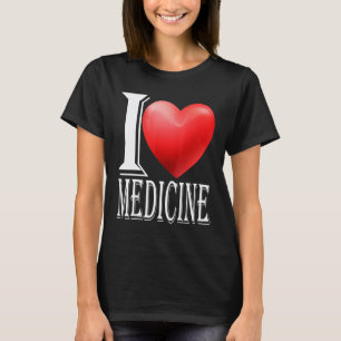 T-shirt J'adore la médecine L'infirmière dort toute la jo