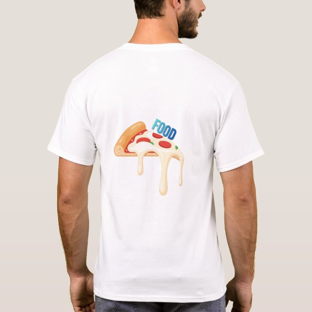 T-SHIRT J'ADORE LA NOURRITURE ! (Dos)