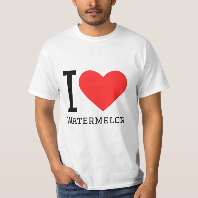 T-shirt J'adore la pastèque (Devant)