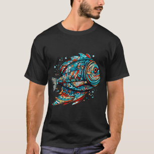 T-shirt J'adore la pêche idée cadeau beau design pêcheur