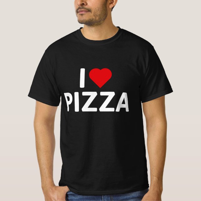 T-shirt J'adore la pizza (Devant)