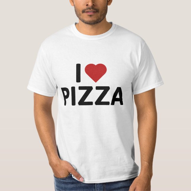 T-shirt J'adore la pizza (Devant)