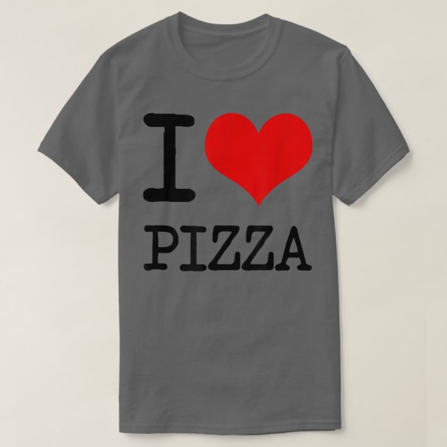 T-shirt J'adore la pizza T  (Design devant)