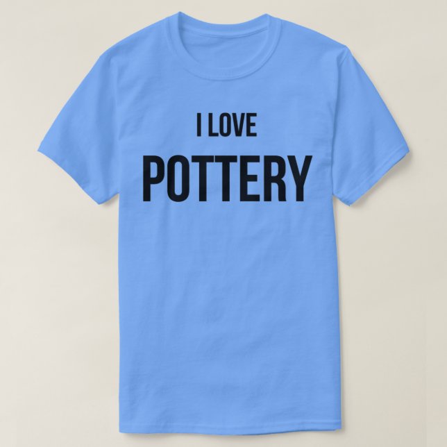 T-shirt J'adore la poterie (Design devant)