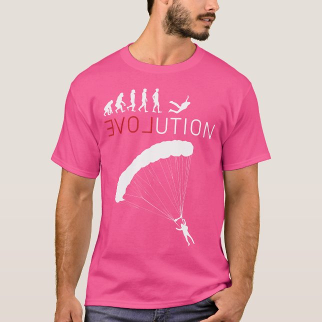 T-shirt J'adore la Skydiving (Devant)