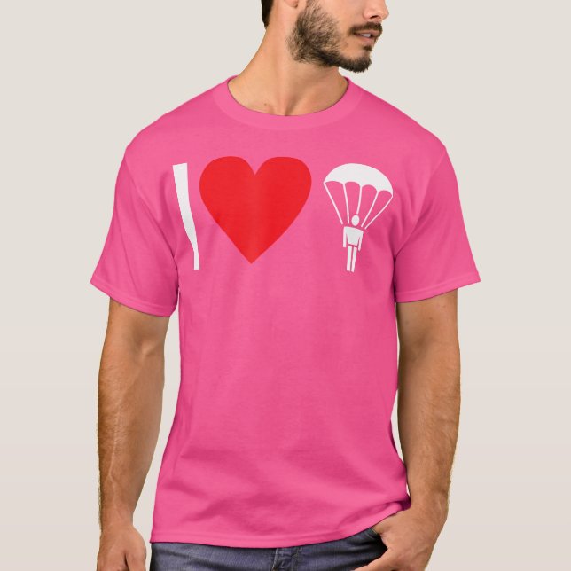 T-shirt J'adore la Skydiving (Devant)