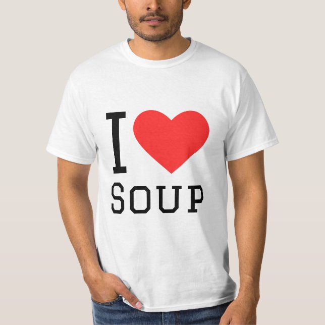 T-shirt J'adore la soupe (Devant)