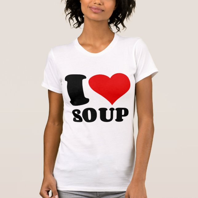 T-SHIRT J'ADORE LA SOUPE (Devant)