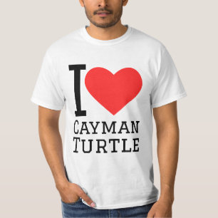T-shirt J'adore la tortue caïman