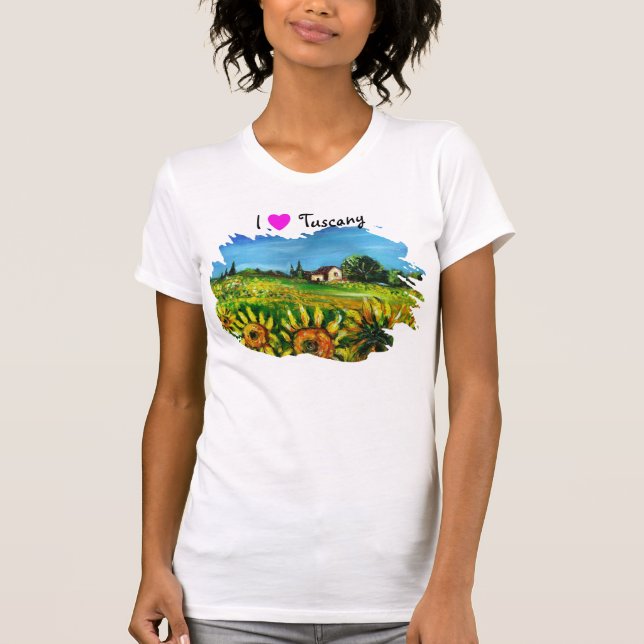 T-SHIRT J'ADORE LA TOSCANE ET LES SOUFFRANCES (Devant)