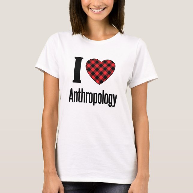 T-shirt J'adore l'anthropologie (Devant)