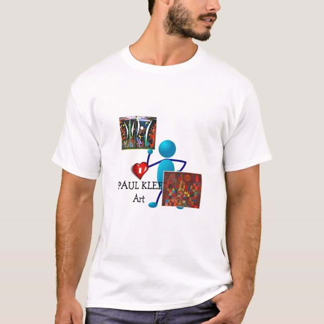 T-shirt J'adore l'art de Paul Klee (Devant)
