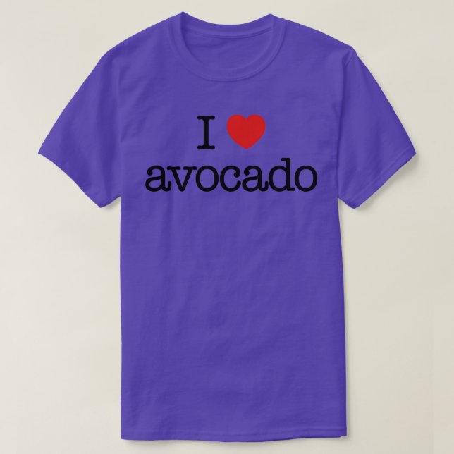 T-shirt J'adore l'avocat 5 (Design devant)