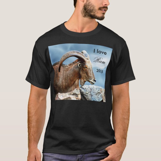 T-shirt J'adore le bélier (Devant)