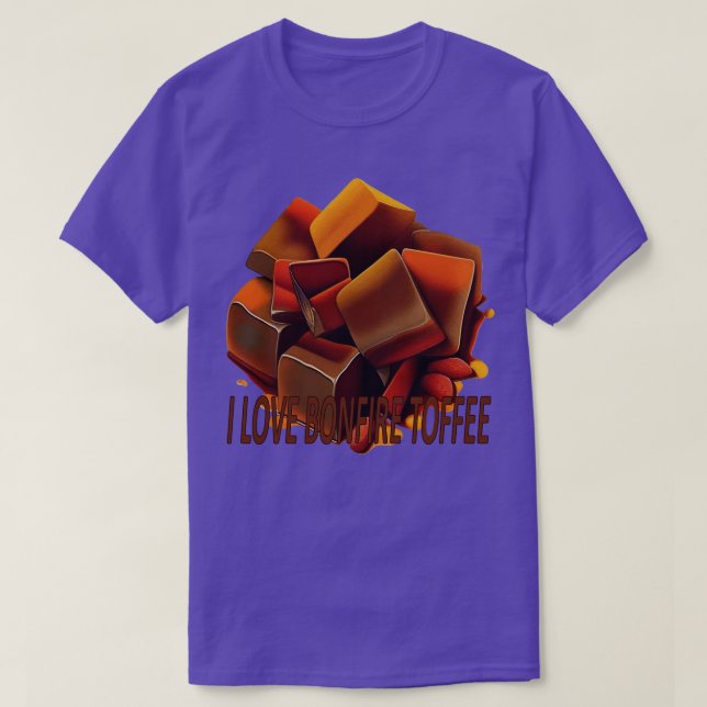 T-shirt J'adore le billet de café Bonfire (Design devant)