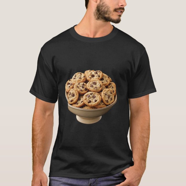 T-shirt J'adore le biscuit aux pépites de chocolat (Devant)