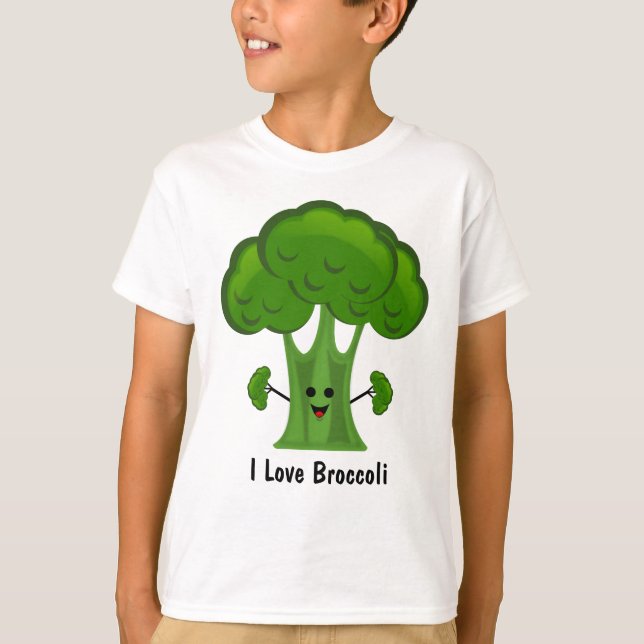 T-shirt J'adore le Brocoli (Devant)